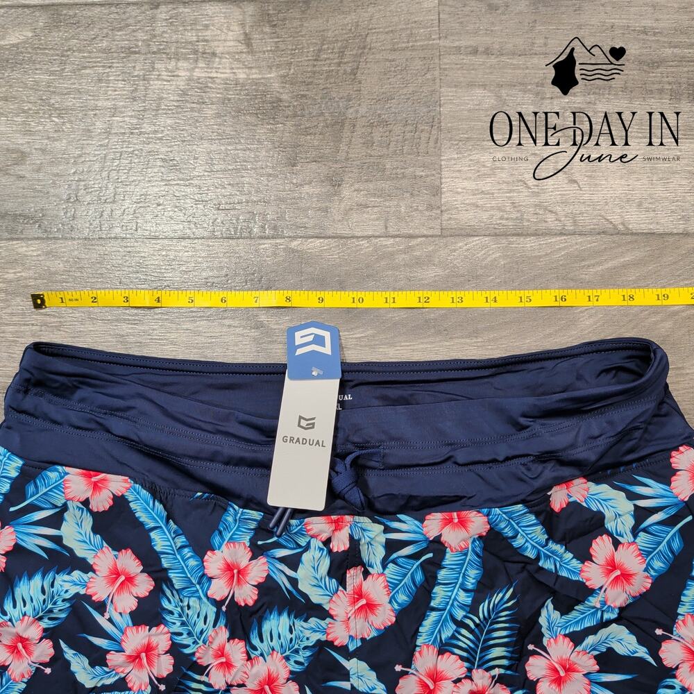 Gradual High Waist Swim Shorts Size 3XL - Picture 3 of 5